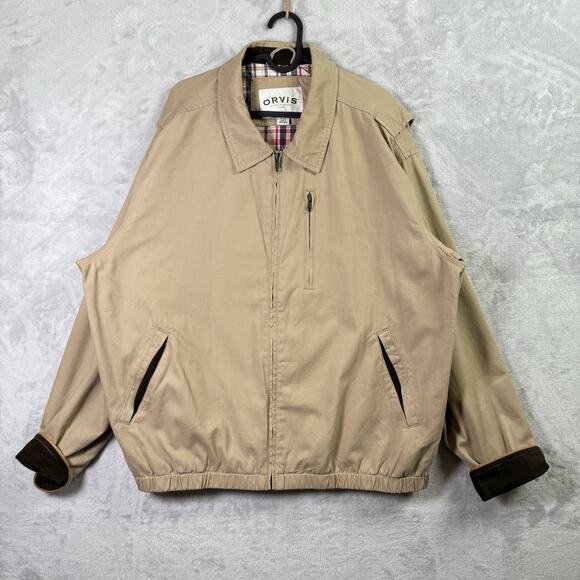 Orvis Other - Orvis Sport Coat Jacket Men's XL Cream Plaid Lining Corduroy Cuffs *Flaws Golf